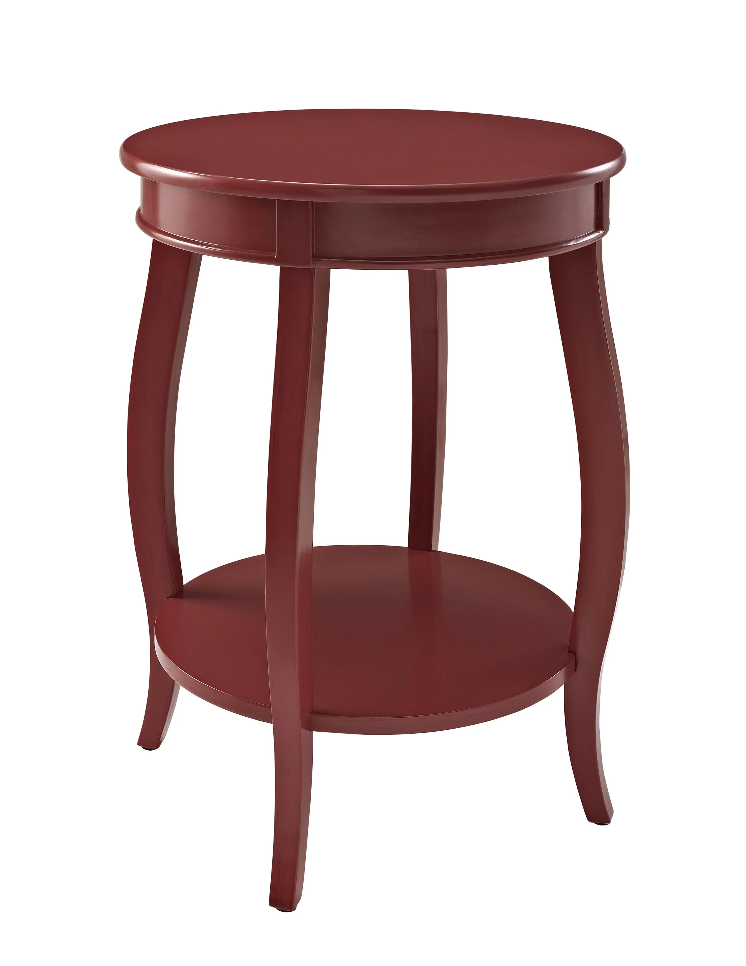 Powell Accent Tables 471350 Round Table w/ Shelf Westrich Furniture